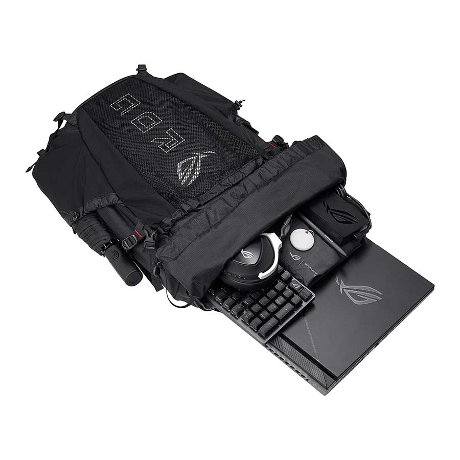  ASUS ROG Archer ErgoAir Gaming Travel Backpack BP3800 / 18" / Modular Compartment / Water-Repellent / Lig 