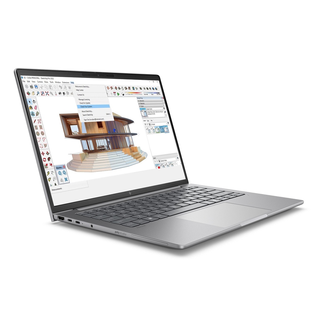 מחשב נייד HP ZBook 8 G1i 14 U7-255H |1TB|24GB|A500|W11p|5YR D5LM3ET 