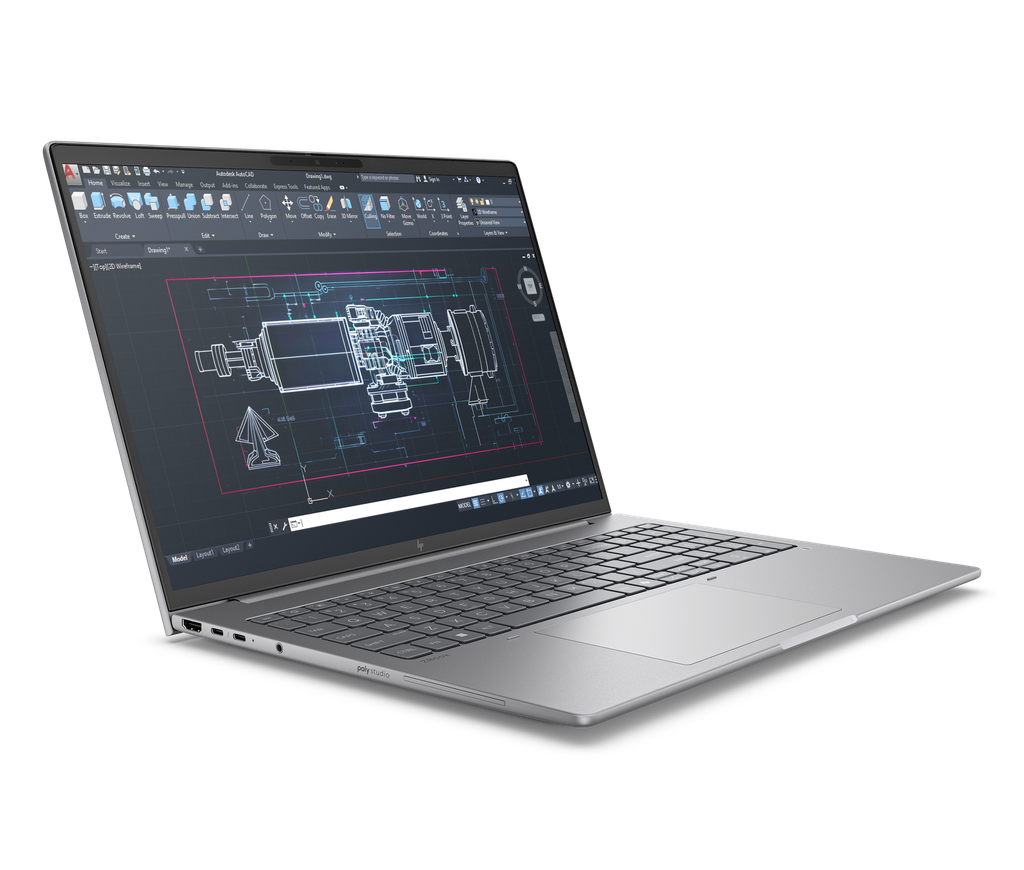 מחשב נייד HP ZBook 8 G1i 16|U7 255H |1TB |32GB| W11p64 |Touchscreen |5YR|RTX 500 A3ZV1ET 