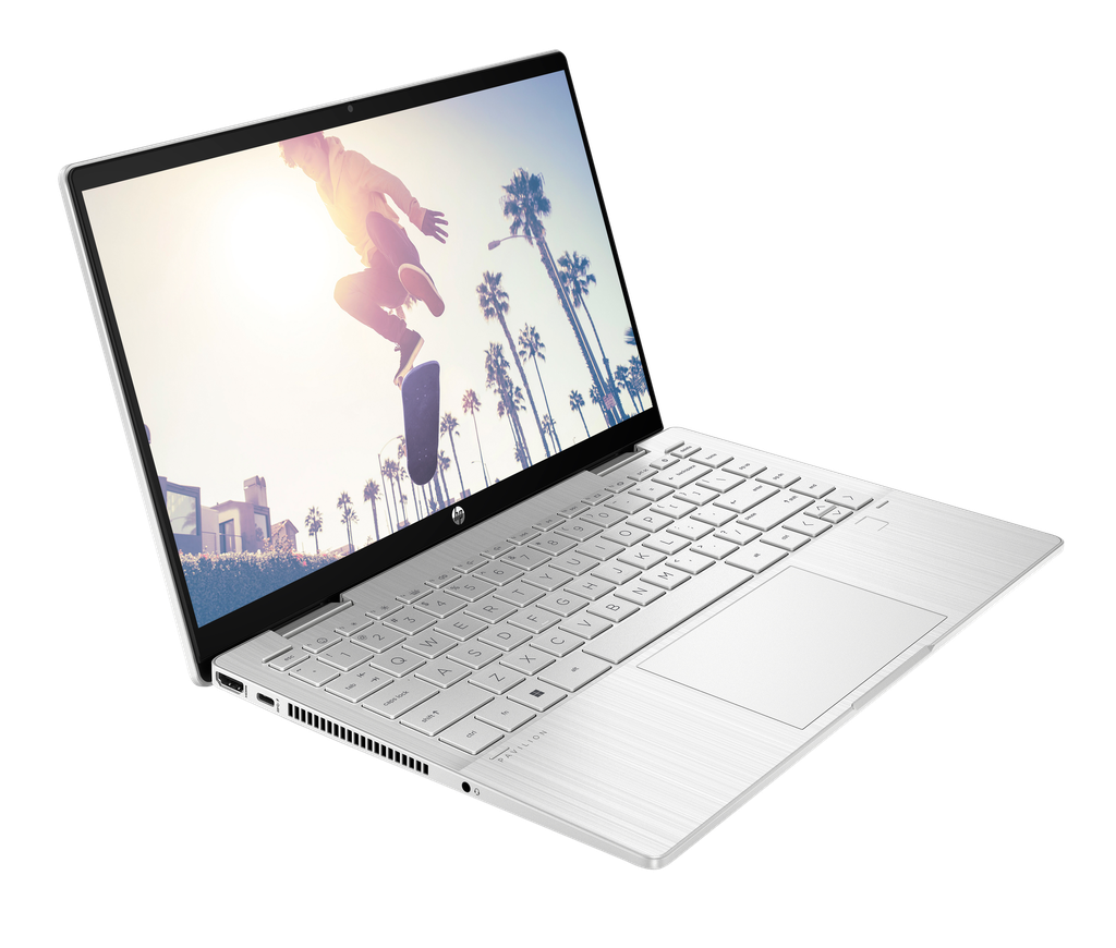 מחשב נייד HP Pavilion x360-Core 5-120U|16GB|512GB|14Touch|DOS|Silver|1YR A0NJ9EA 