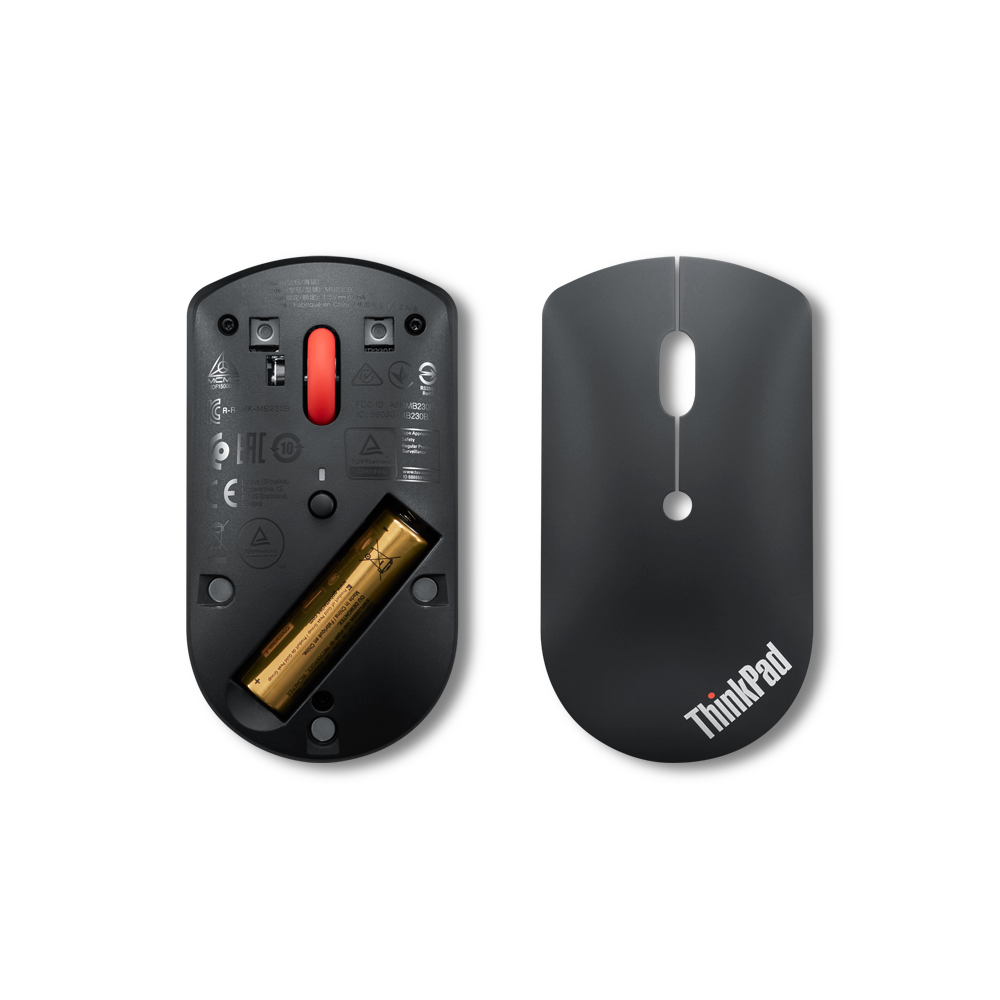  LENOVO ThinkPad Bluetooth Silent Mouse | Black | 61g | 1Y 4Y50X88822 