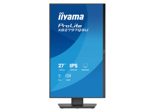  מסך מחשב IIYAMA 27" PROLITE IPS QHD 75HZ 1MS 