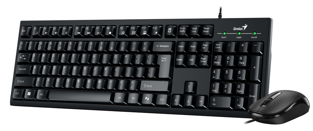  סט מקלדת ועכבר חוטי GENIUS KM-100SE 