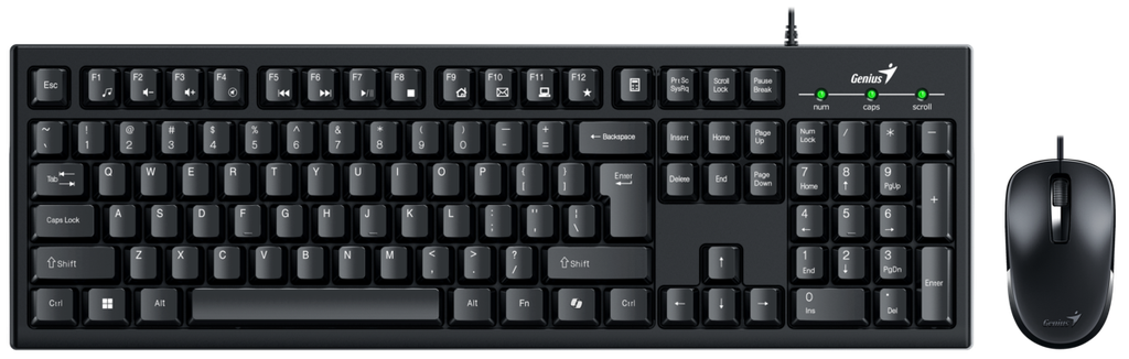  סט מקלדת ועכבר חוטי GENIUS KM-100SE 