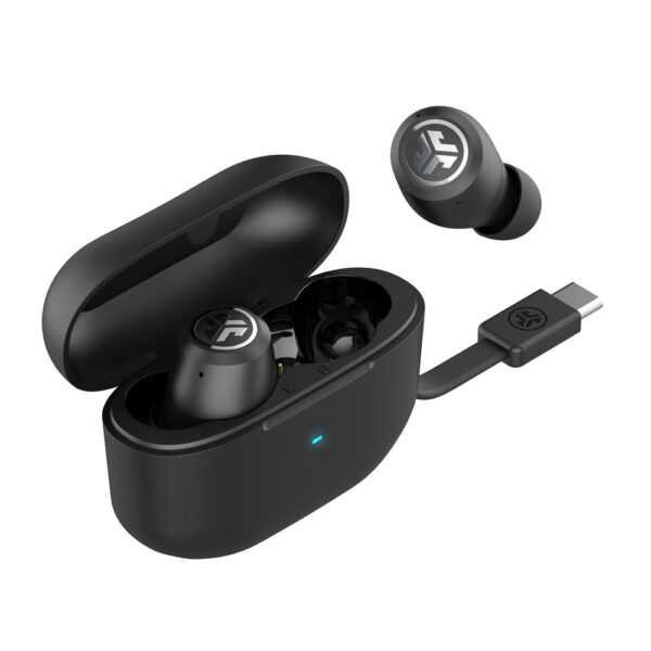  אוזניות אלחוטיות JLab JBUDS TWS ANC 3 ביטול רעשים וטעינה מהירה, חיי סוללה עד 42 שעות JLab JBuds ANC 3 