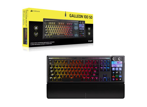  מקלדת מכנית CORSAIR GALLEON 100 SD STREAM DECK 