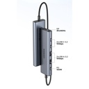  תחנת עגינה Ugreen CM511 USB-C 6-in-1 4K 60Hz DP 100W UGREEN CM511 75586 