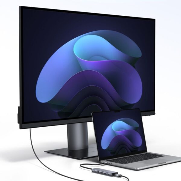  תחנת עגינה Ugreen CM511 USB-C 6-in-1 4K 60Hz DP 100W UGREEN CM511 75586 