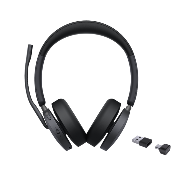  אוזניות BT אלחוטית למוקד Yealink מדגם BH74 ANC Teams USB-C/A with Stand 