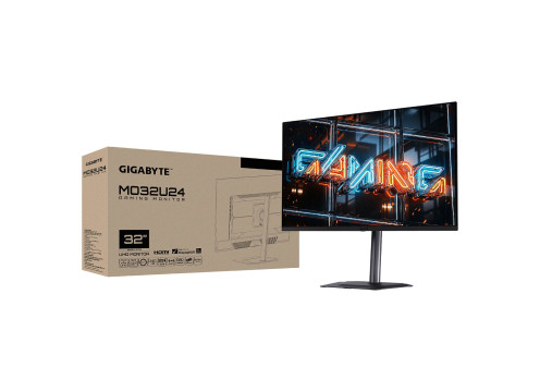  GIGABYTE 31.5" 4K UHD 240HZ 0.03MS USB-C OLED GAMING MON. 