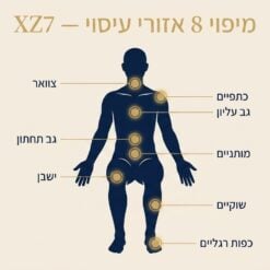  כורסת עיסוי יוקרתית XZ7 שחור-זהב מבית מדיקסקייר 