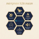  כורסת עיסוי פרימיום XZ8 לבן-אפור מבית מדיקסקייר 
