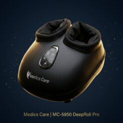  מכשיר עיסוי לכפות הרגליים MC-5950 DeepRoll Pro – שיאצו, לחץ אוויר וחימום | Medics Care 