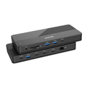  D1077A - תחנת עגינה 4K בחיבור USB-C עם KVM מובנה 