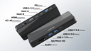  D1077A - תחנת עגינה 4K בחיבור USB-C עם KVM מובנה 