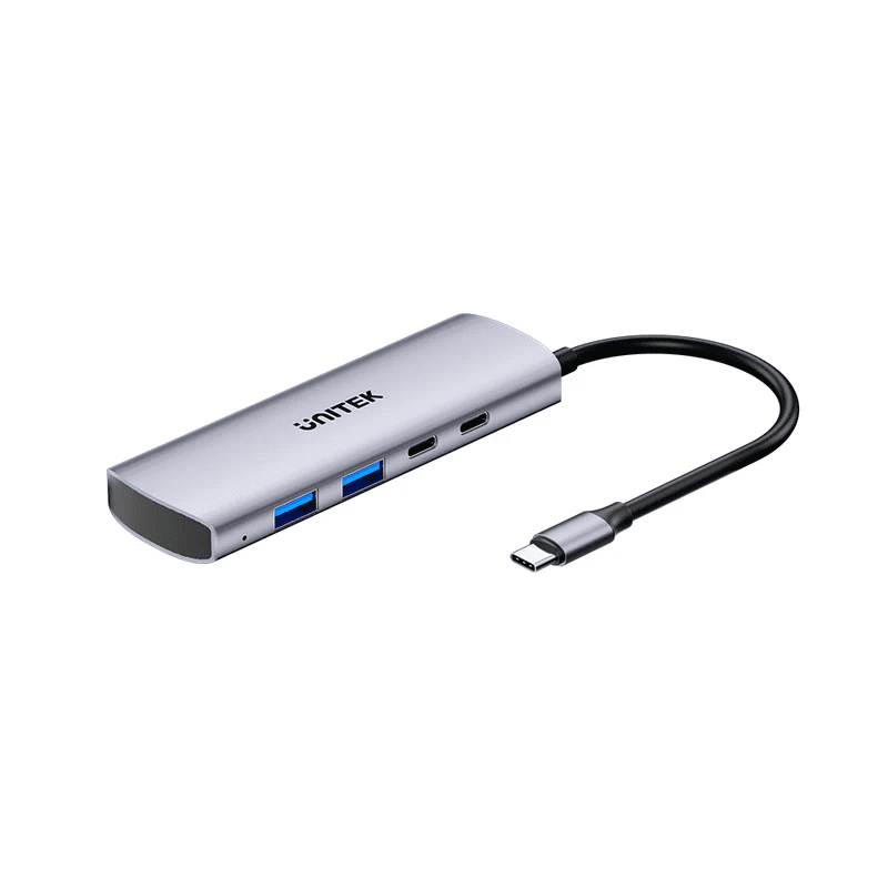  H1112D - מפצל בחיבור USB-C לX2 חיבורי USB-A וX2 USB-C 