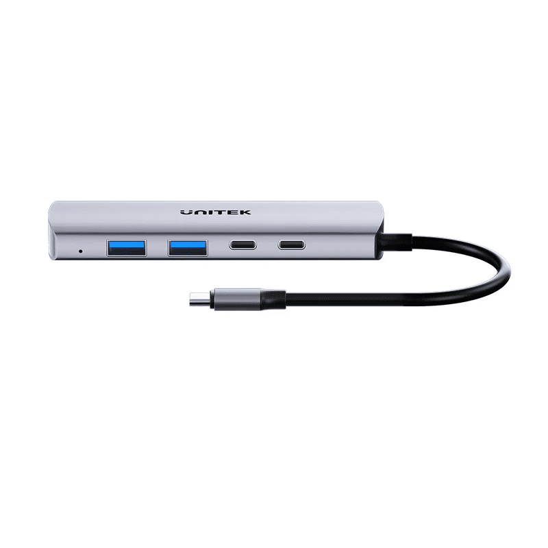  H1112D - מפצל בחיבור USB-C לX2 חיבורי USB-A וX2 USB-C 