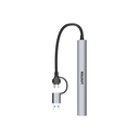  H1209AGY - מפצל 7 ב-1 לחיבורי USB-A 