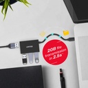  H1302A - מפצל 4 כניסות ב-1 בחיבור USB-C 