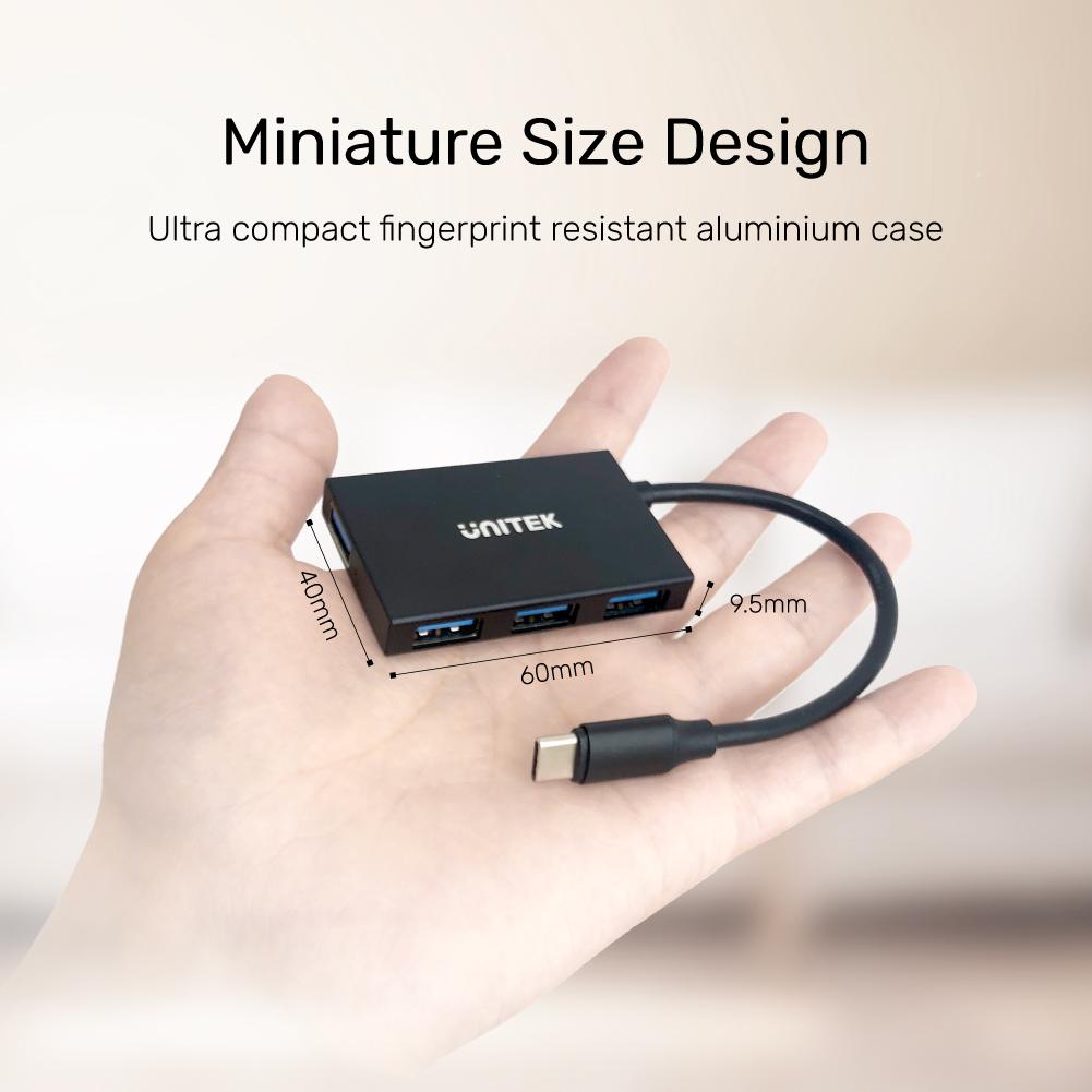  H1302A - מפצל 4 כניסות ב-1 בחיבור USB-C 
