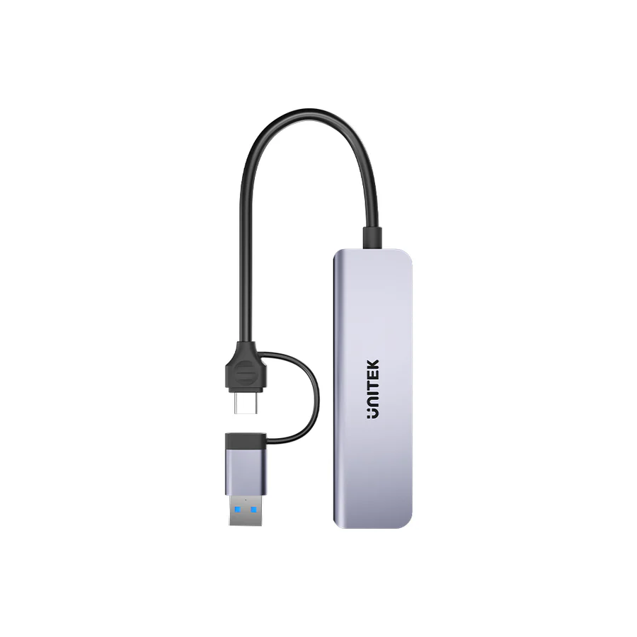  H1320AGY01 - מפצל בחיבור USB-C עם מתאם מובנה USB-A 