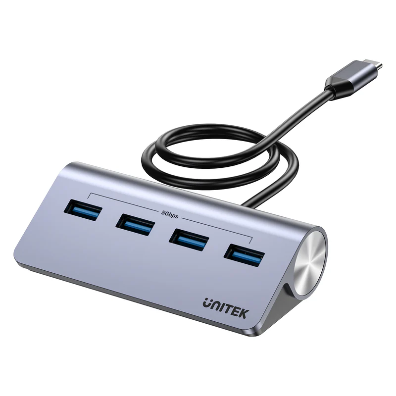  H1337B - מפצל USB-C ל־4 חיבורי USB-A מהיר 