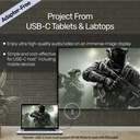  V1409A - כבל USB-C ל- DisplayPort 1.2 