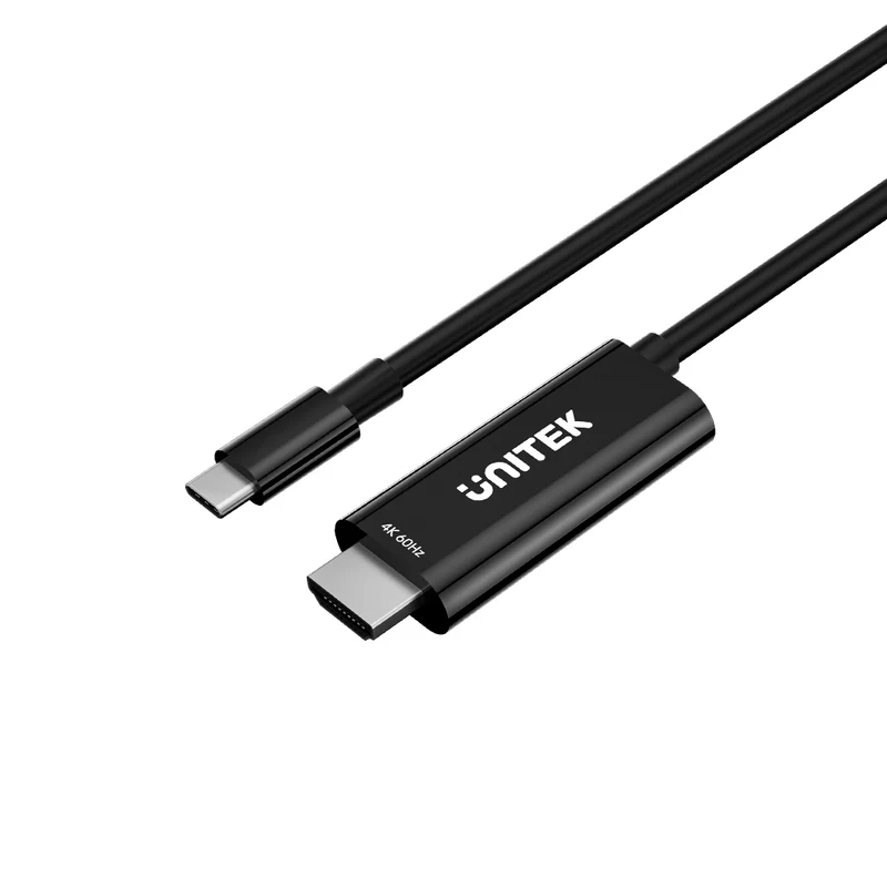  V1439A - כבל USB-C ל HDMI 4K 60Hz עם טעינה 100W 