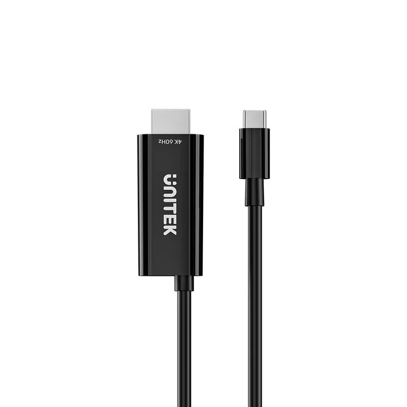  V1439A - כבל USB-C ל HDMI 4K 60Hz עם טעינה 100W 