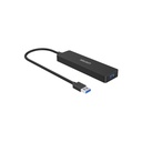  uHUB Q4 מפצל 3 פורט וקורא כרטיסים USB A 