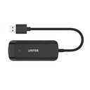 מפצל uHUB Q4 4 Ports Powered USB 3.0 Hub with 150cm Long Cable H1111E 