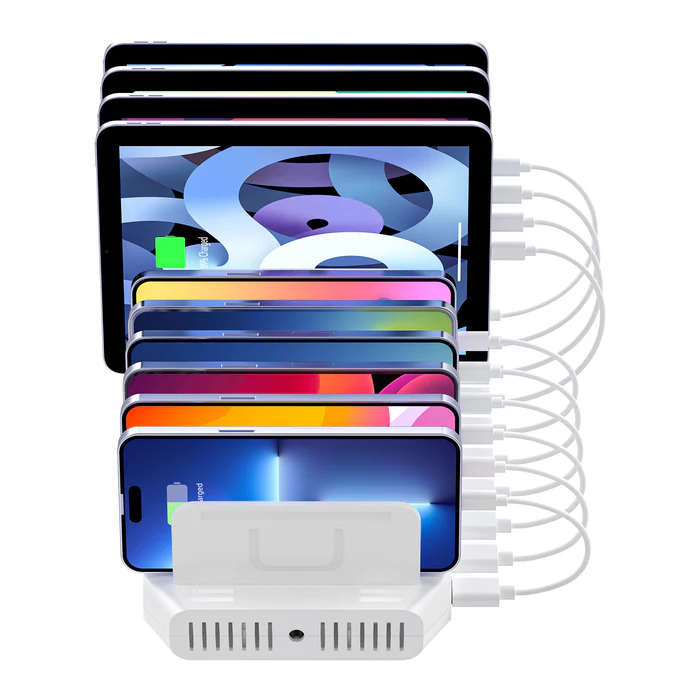  Y-2190D - מפצל 10 פורט חיבורי USB - 60W 