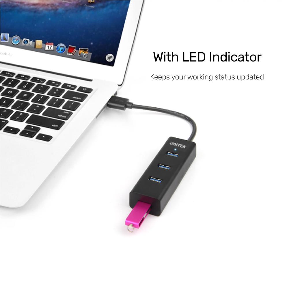  Y-3089 - מפצל 4 פורט USB 3.0 