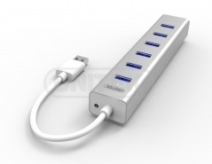  Y-3090 - מפצל ל-7 פורט USB 3.0 עשוי אלומיניום 