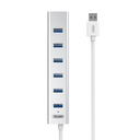  Y-3090 - מפצל ל-7 פורט USB 3.0 עשוי אלומיניום 