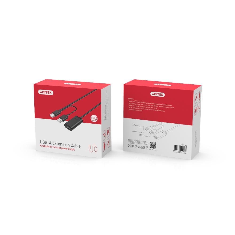  USB 2.0 Active Extension Cable 5 M Y-277 