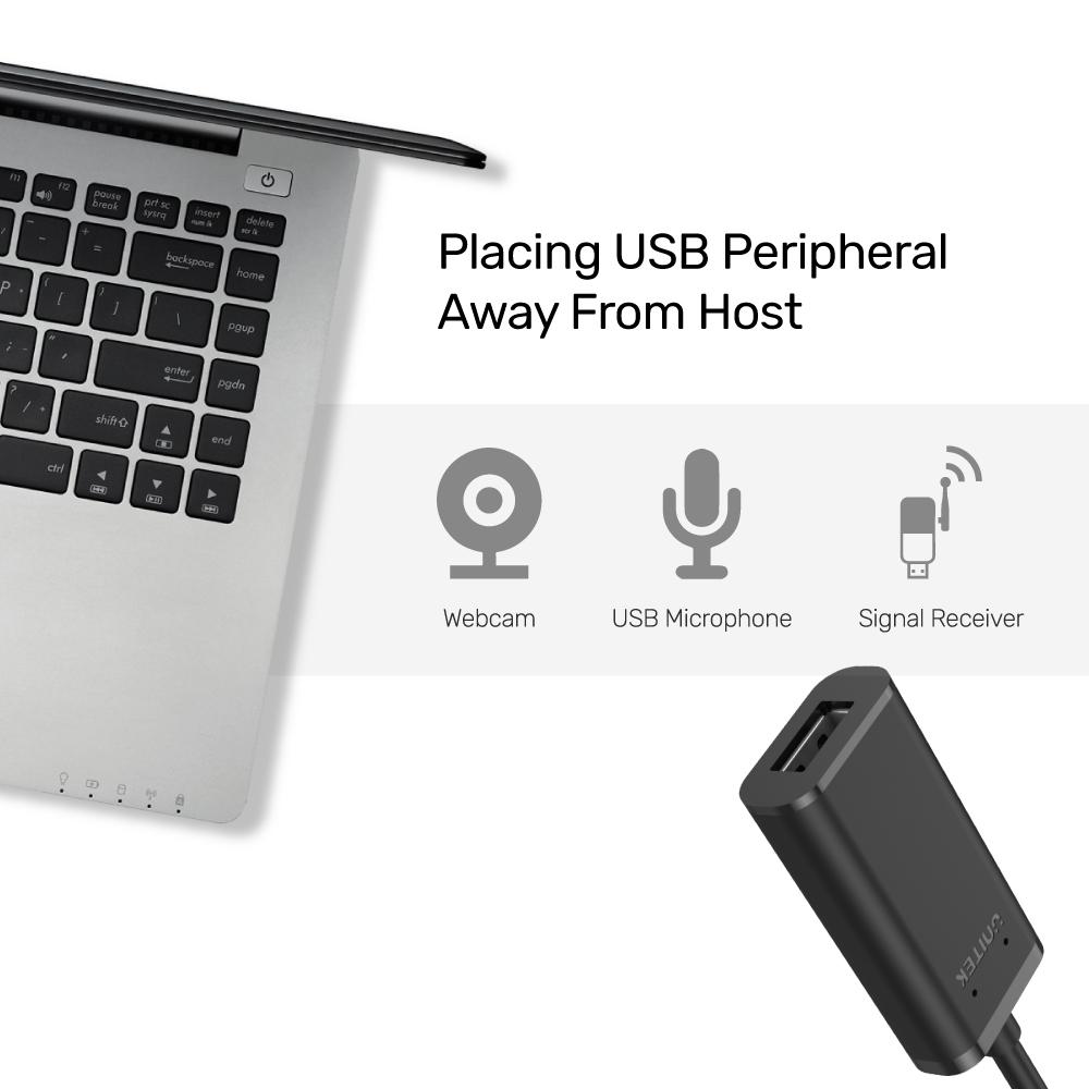  USB 2.0 Active Extension Cable 10M Y-278 