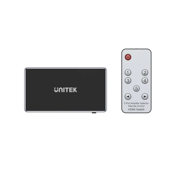  V1110A - ממתג 1X5 בחיבור HDMI ברזולוציית 4K 