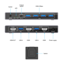  V1309A - ממתג KVM HDMI 5GBPS 