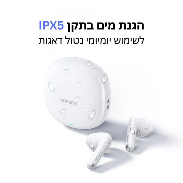  אוזניות אלחוטיות Ugreen LightBuds TWS Semi In Ear Ugreen WS217 65876 