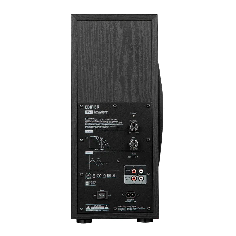 רמקול Edifier T5s - Slim Powered Active Subwoofer (black) EDFT5Sb 