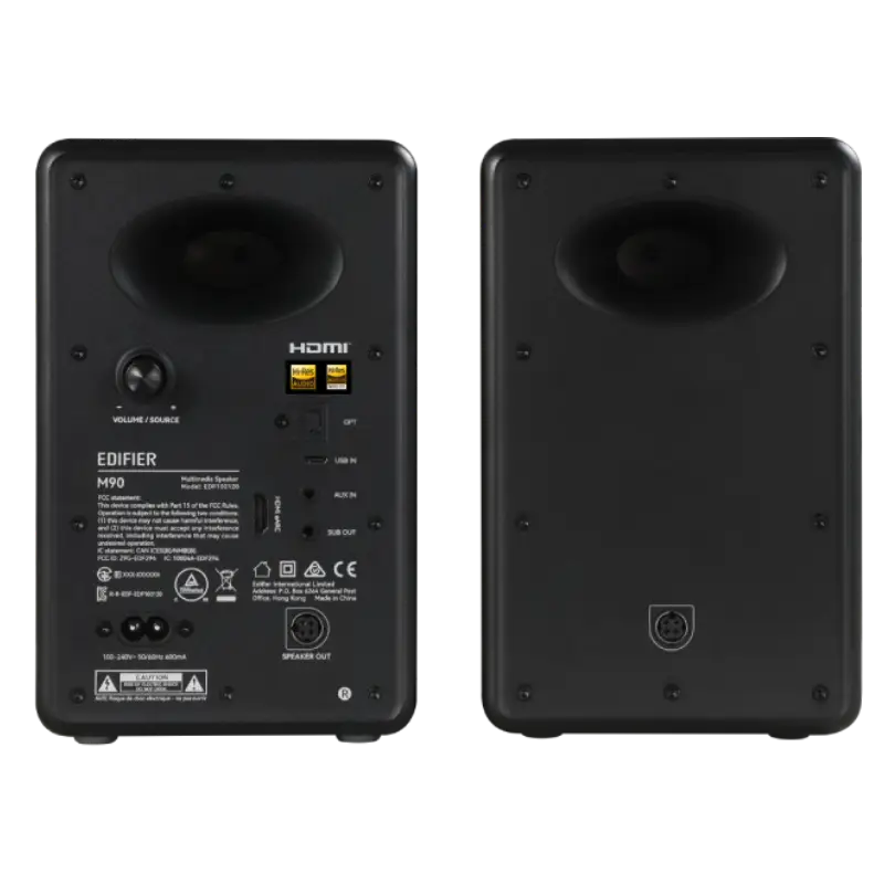 רמקול EDIFIER M90 - Compact Active Speaker HiRes Wireless (Black) EDF100120b 