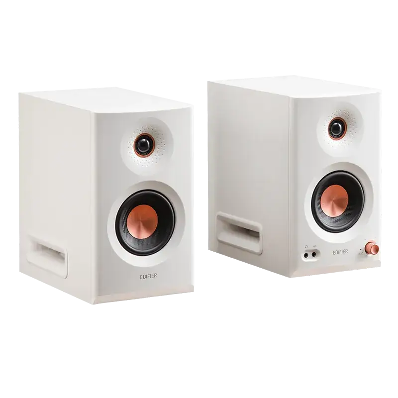 רמקול Edifier MR5 - Tri-amped Powered Studio Monitor Speakers (White) EDF100099w 