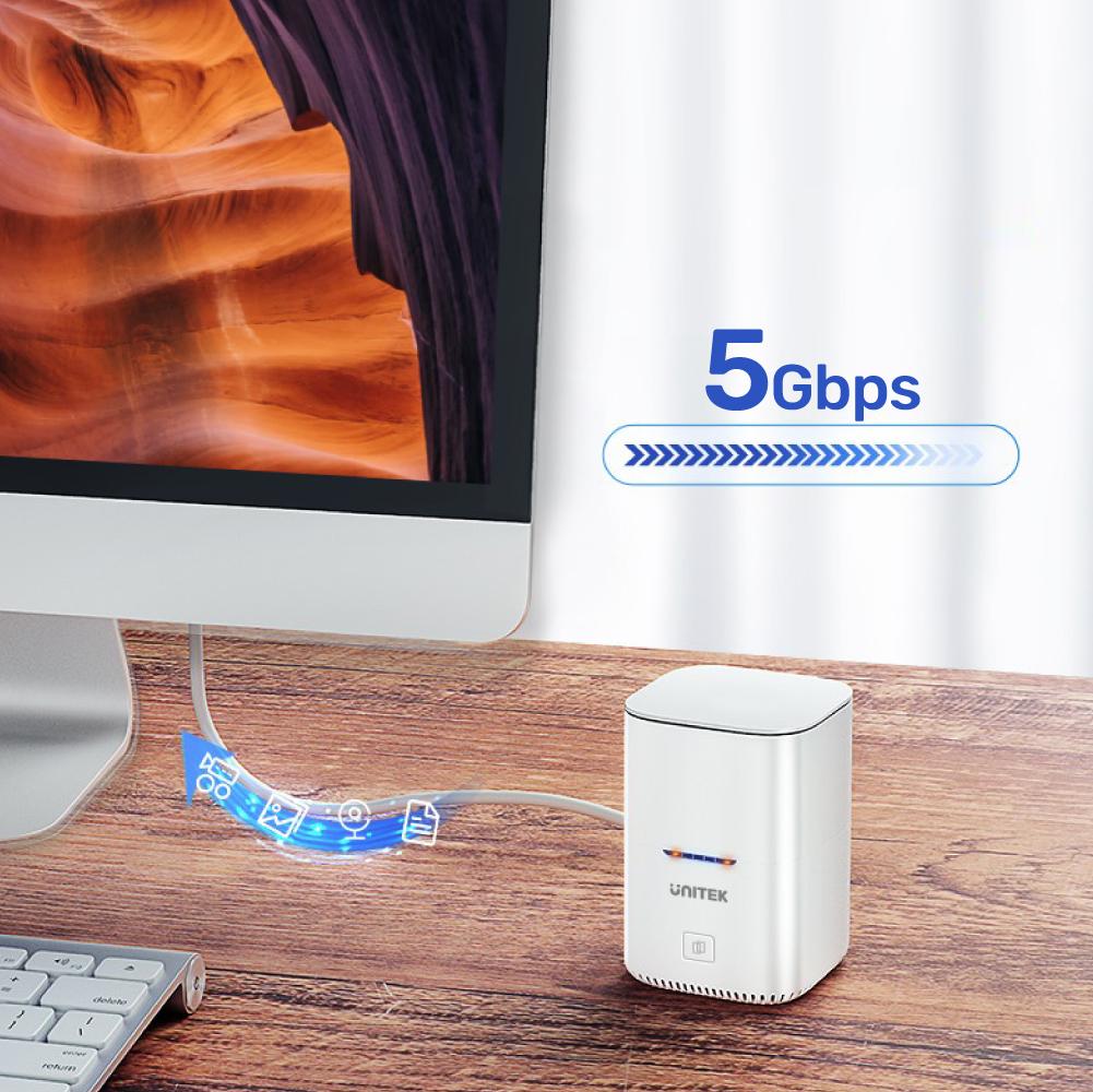  S1105A - תחנת עגינה 2.5" USB 3.0 ל SATA6G 2.5 עם פונקציית UASP 