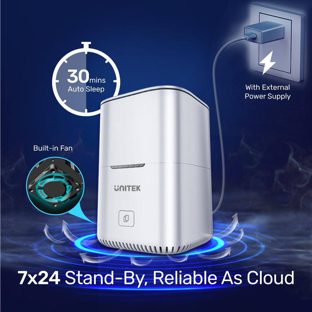  S1105A - תחנת עגינה 2.5" USB 3.0 ל SATA6G 2.5 עם פונקציית UASP 