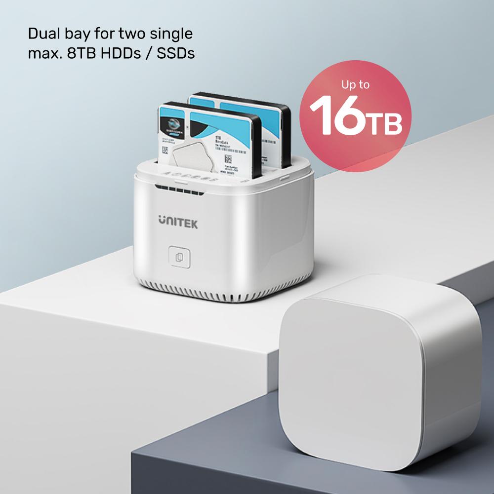  S1105A - תחנת עגינה 2.5" USB 3.0 ל SATA6G 2.5 עם פונקציית UASP 
