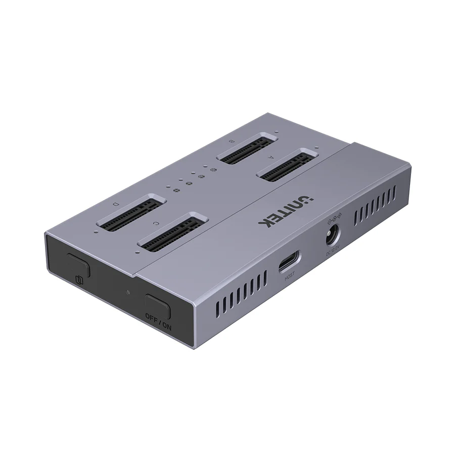  S1243 - תחנת עגינה ל-4 דיסקים קשיחים M.2 SSD בחיבור USB4 