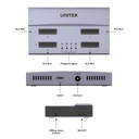  S1243 - תחנת עגינה ל-4 דיסקים קשיחים M.2 SSD בחיבור USB4 