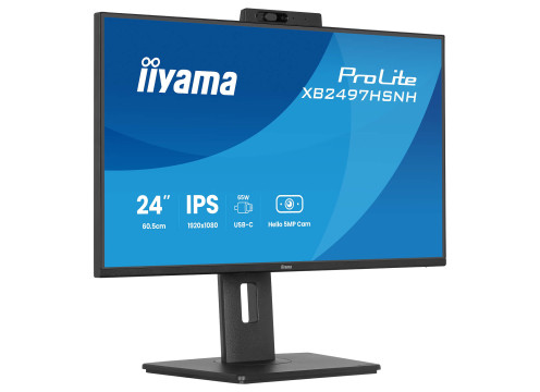  IIYAMA 23.8’’ FHD 100HZ 1MS WEBCAM USB-C PD65W IPS MONITOR 