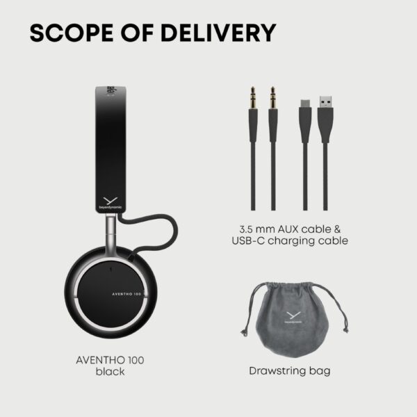  אוזניות אלחוטיות Beyerdynamic Aventho 100 On‑Ear עם ANC 